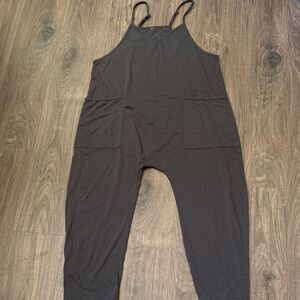 Black Sleeveless Jumpsuit